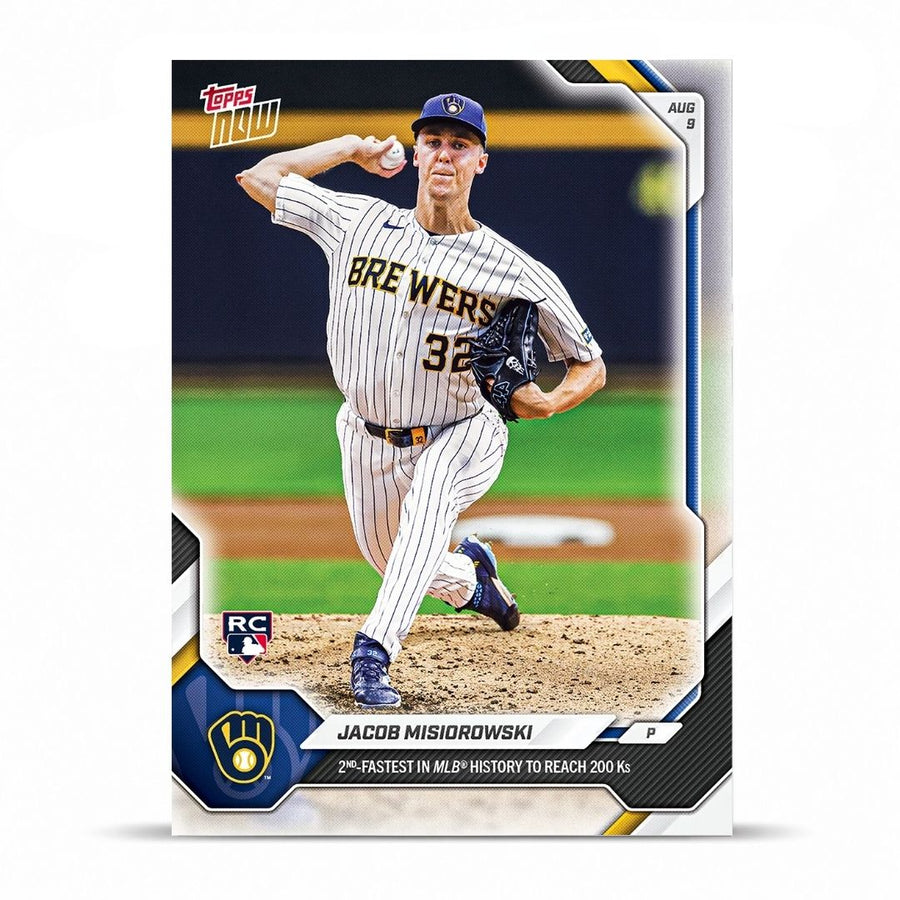 Jacob Misiorowski - 2026 MLB Topps NOW® - Tarjeta 543 - PR: 7529
