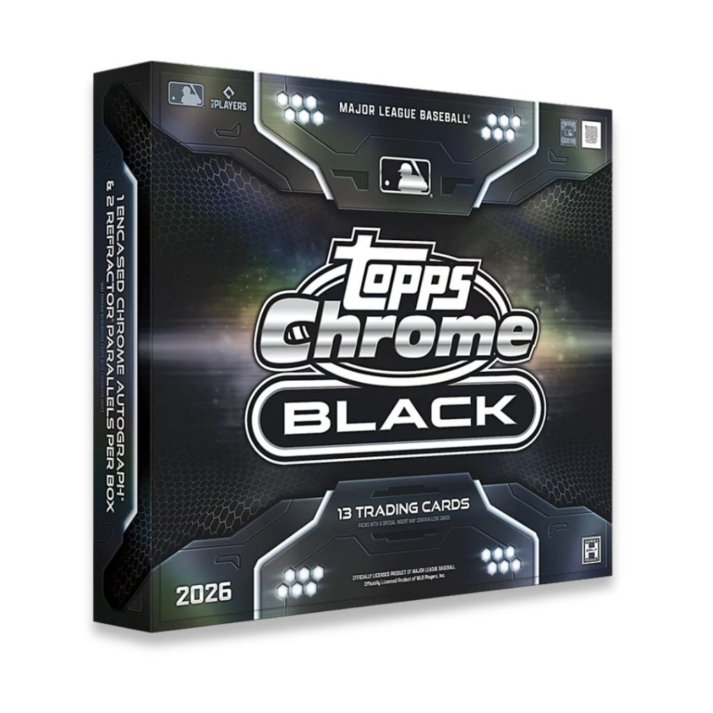 2026 Topps Chrome® Black Baseball - Hobby Box