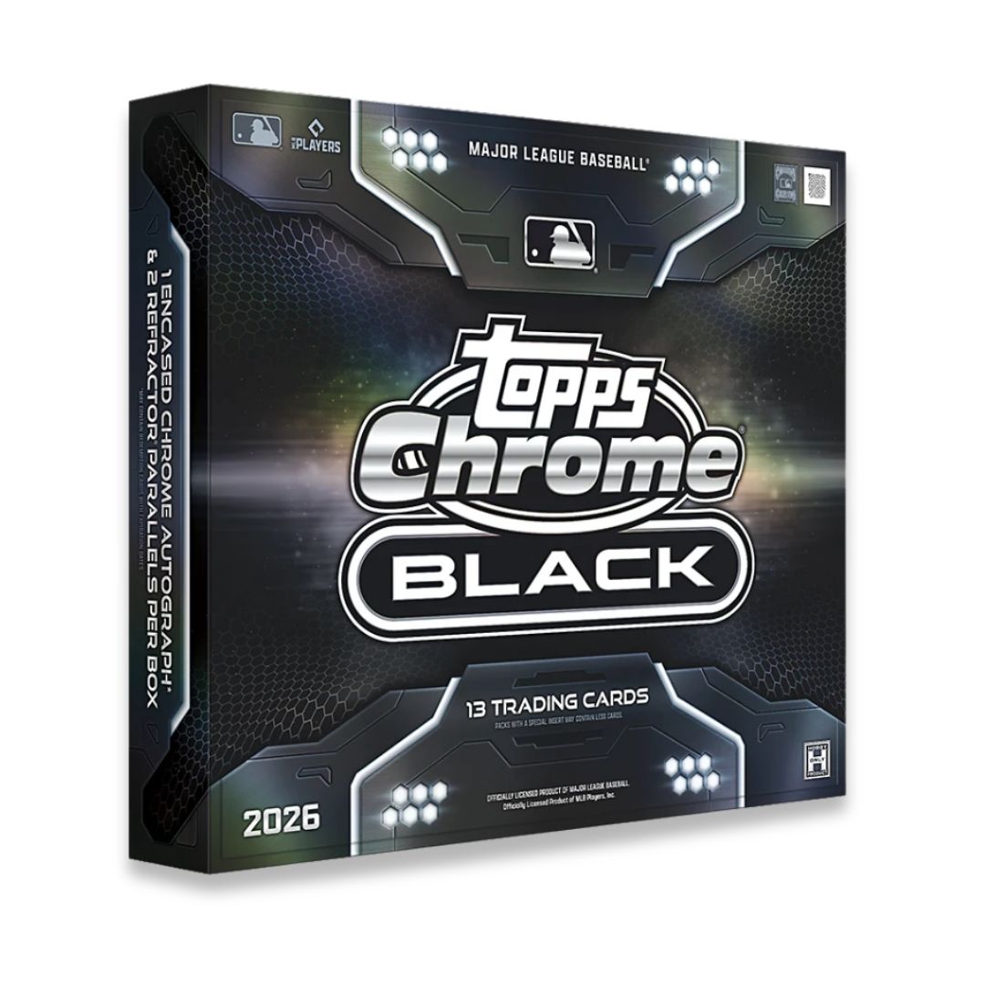 2026 Topps Chrome® Black Baseball - Hobby Box