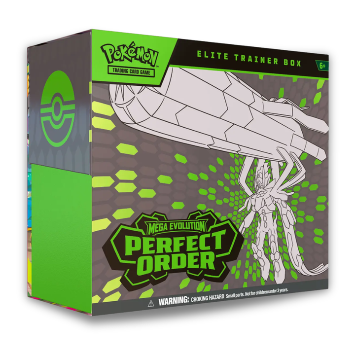 Pokémon TCG: Mega Evolution - Perfect Order - Elite Trainer Box (INGLÉS)