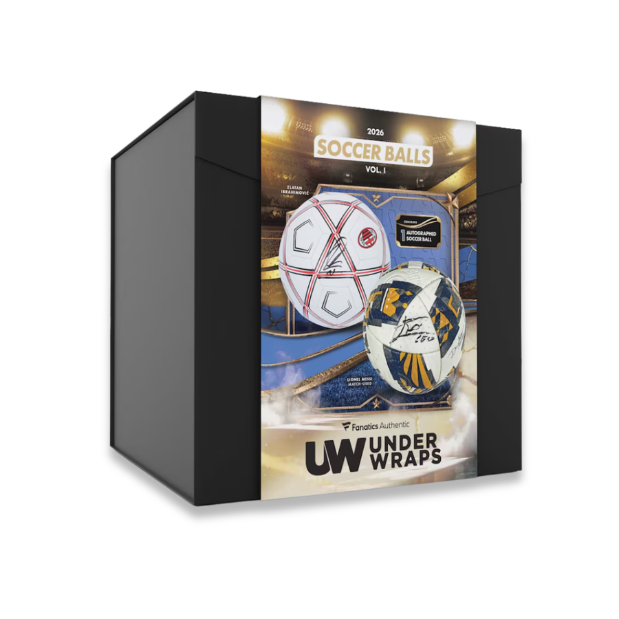 2026 Under Wraps Autographed Soccer Balls - Single Mystery Box