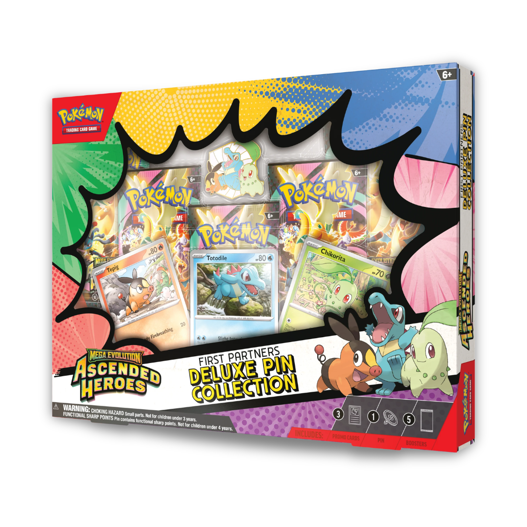 Pokémon: Ascended Heroes - First Partners - Deluxe Pin Collection (INGLÉS)