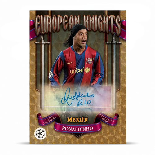 2024/25 Topps Chrome Merlin UEFA Club Competitions Soccer Hobby Box