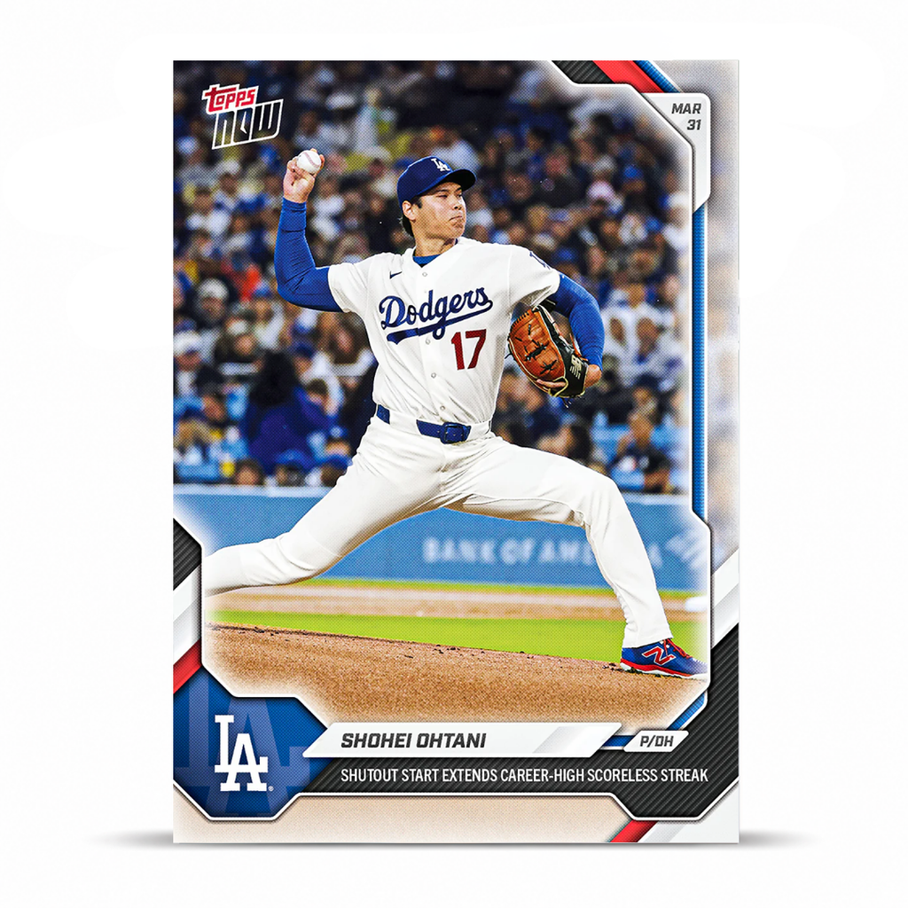 Shohei Ohtani - Open Edition Base Card - 2026 MLB Topps NOW® - Card 37 - PR: 11105