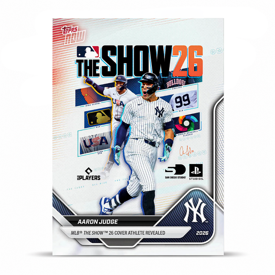2026 MLB The Show Cover Topps NOW® - Aaron Judge - Open Edition Base Card - PR: 16091