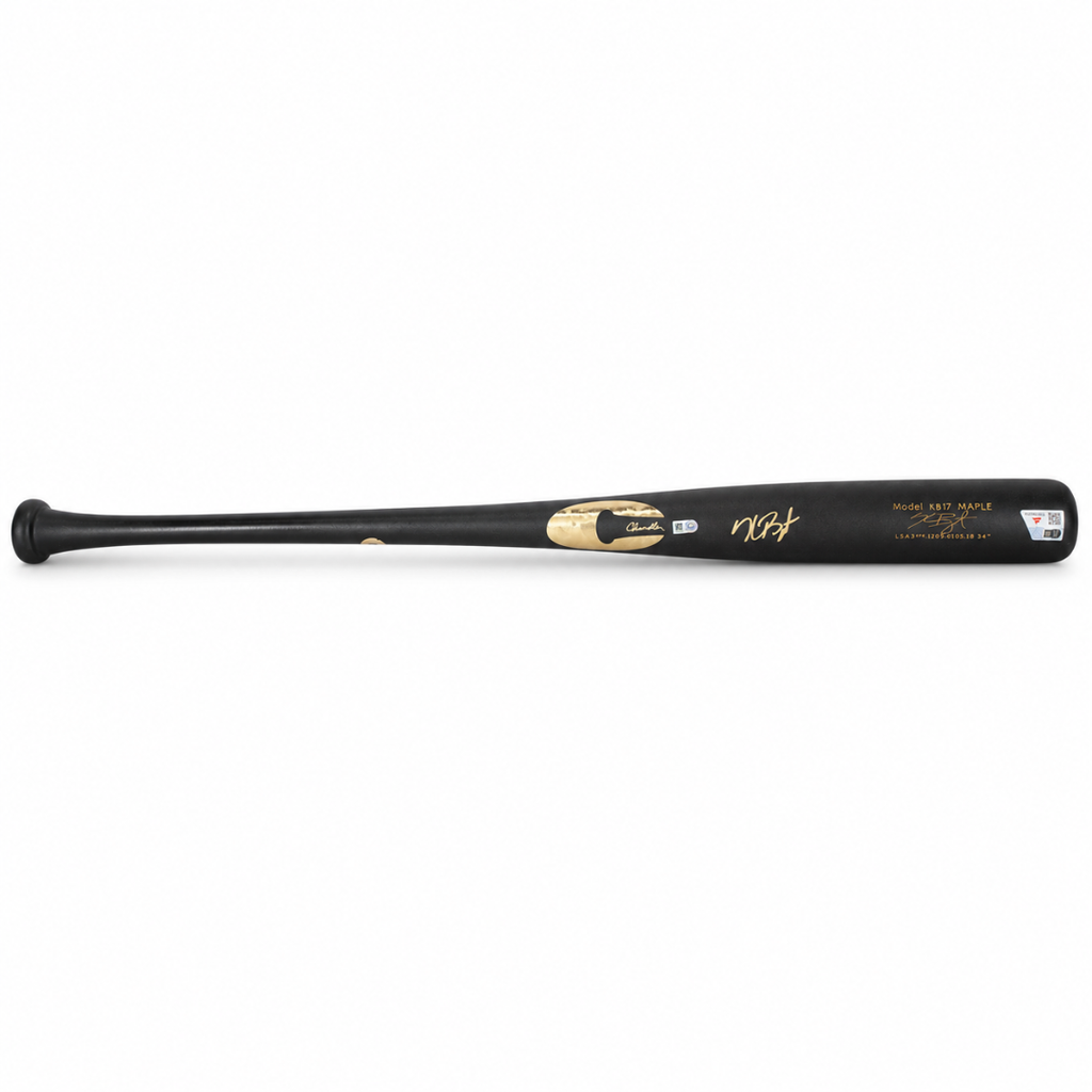 Kris Bryant Colorado Rockies Firmado Chandler Juego Modelo Bate - Tinta Dorada