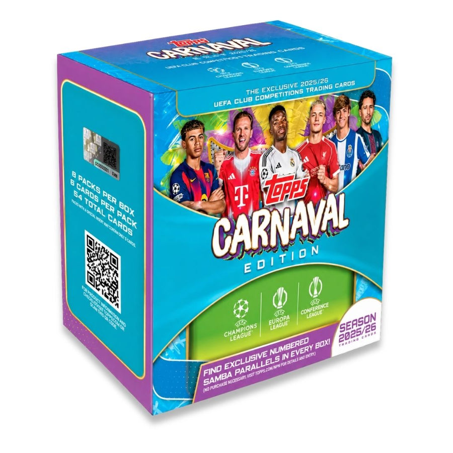 Topps UEFA Club Competitions 2025-26 Carnaval Edition Hobby Box
