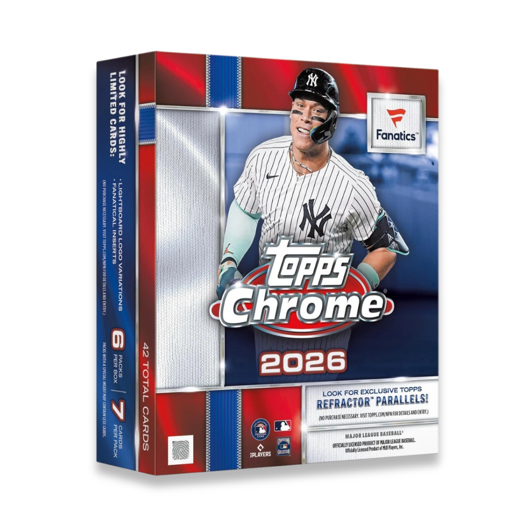 Topps chrome Baseball 2026 - Mega Box Fanatics Exlusive