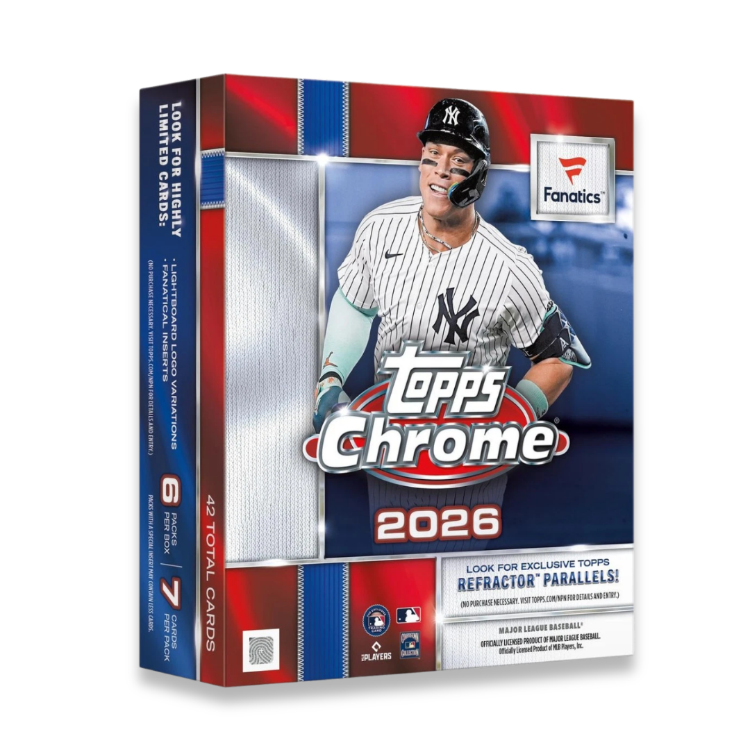 Topps chrome Baseball 2026 - Mega Box Fanatics Exlusive