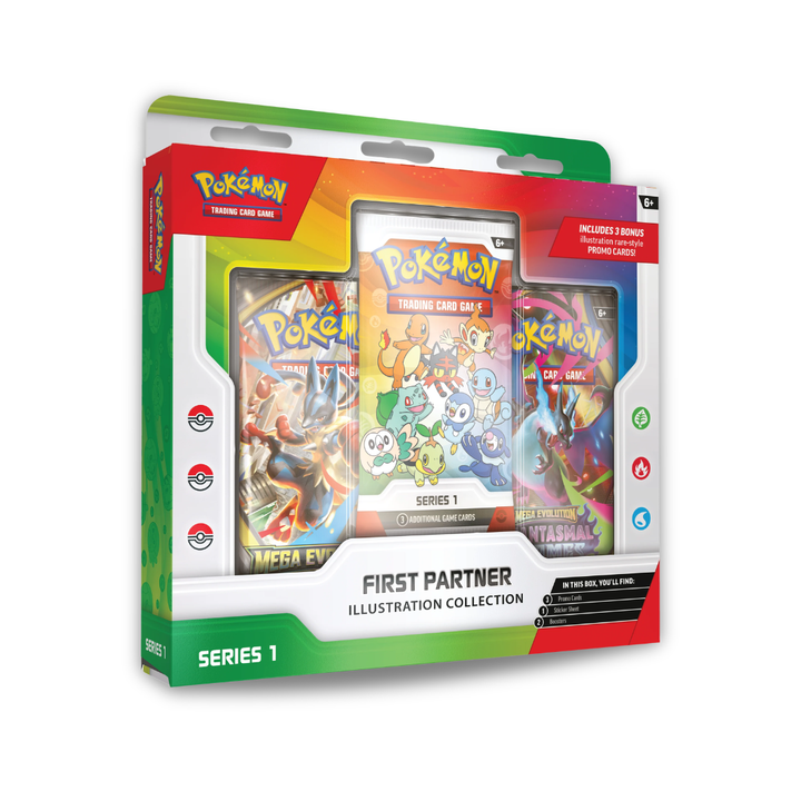 Pokémon: First Partner Illustration Collection - Series 1 (INGLÉS)