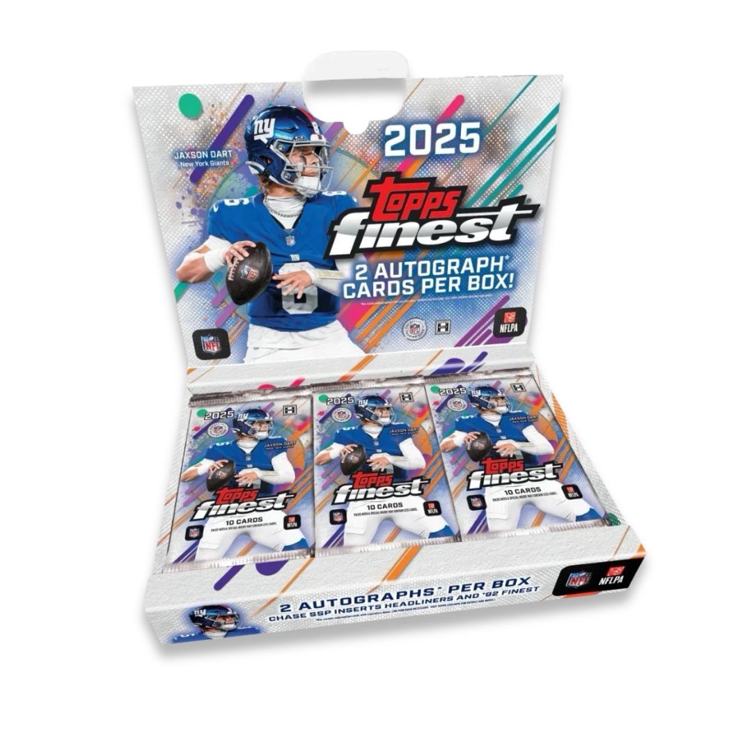2025 Topps Finest Football NFL Factory Sealed Hobby Box