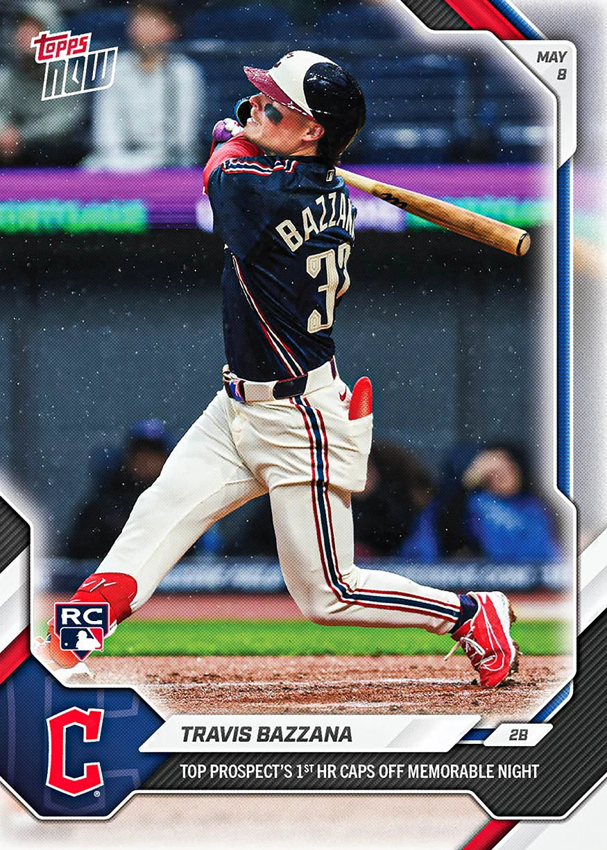 Travis Bazzana - 2026 MLB Topps NOW® - Tarjeta 176 - PR: 4638