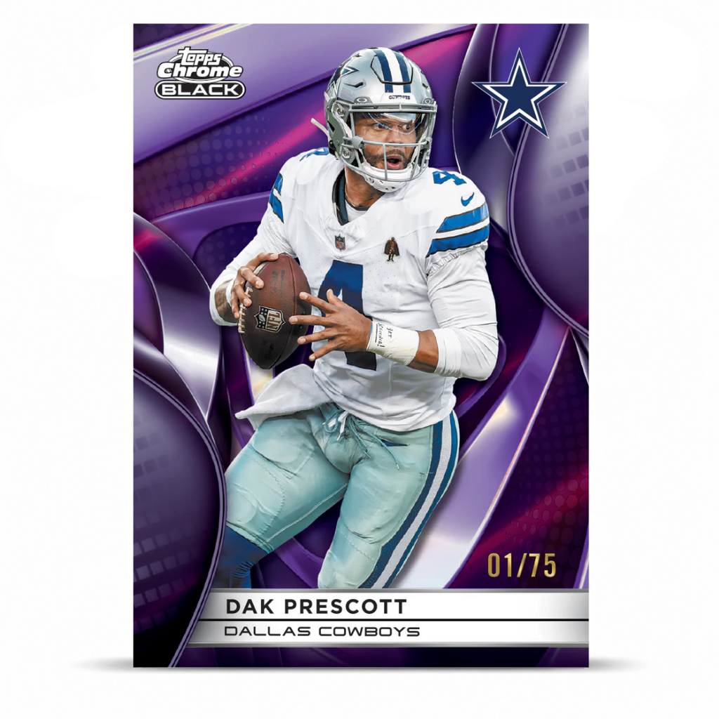 2025 Topps Chrome® Black Football - Hobby Box