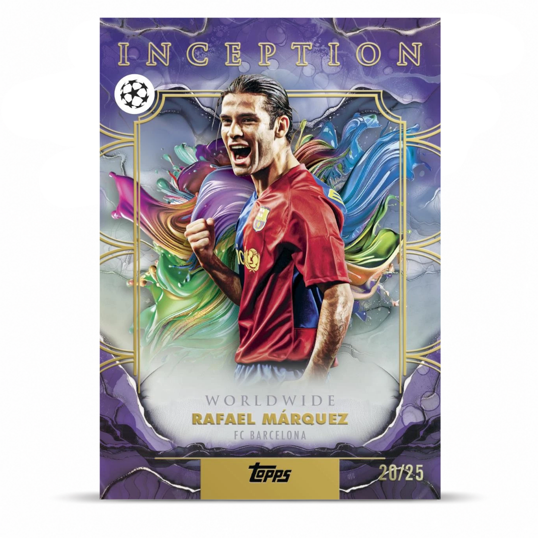2025/26 TOPPS INCEPTION UEFA CLUB COMPETICIONES FÚTBOL HOBBY BOX