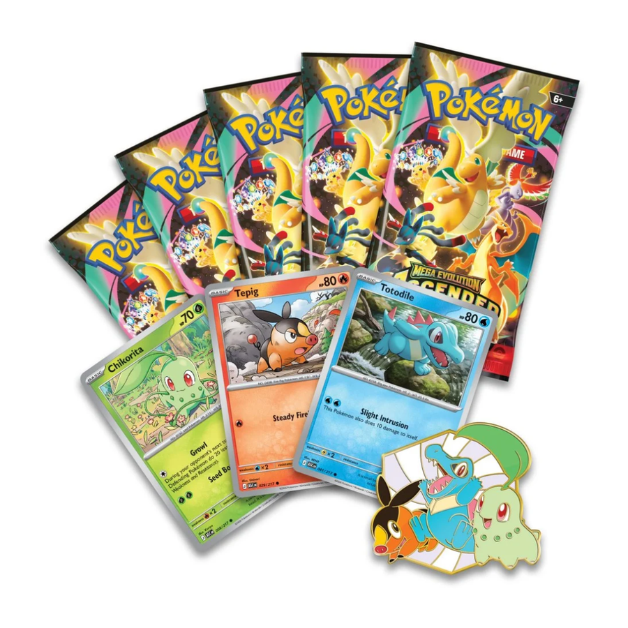 Pokémon: Ascended Heroes - First Partners - Deluxe Pin Collection (INGLÉS)