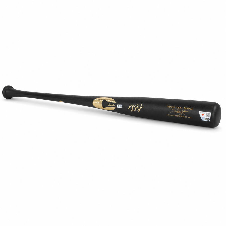 Kris Bryant Colorado Rockies Firmado Chandler Juego Modelo Bate - Tinta Dorada