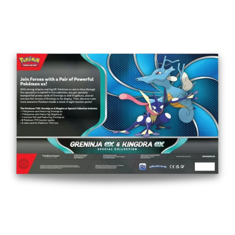 Pokémon TCG: Greninja EX & Kingdra EX - Premium Collection (INGLÉS)