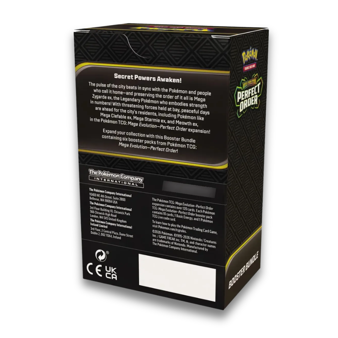 Pokémon TCG: Mega Evolution—Perfect Order Booster Bundle (INGLÉS)