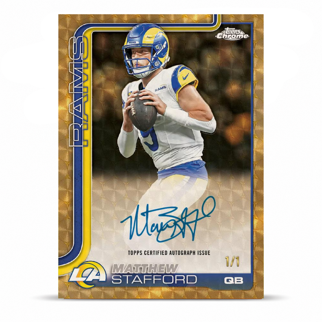 2025 Topps Chrome Football Hobby Jumbo Box