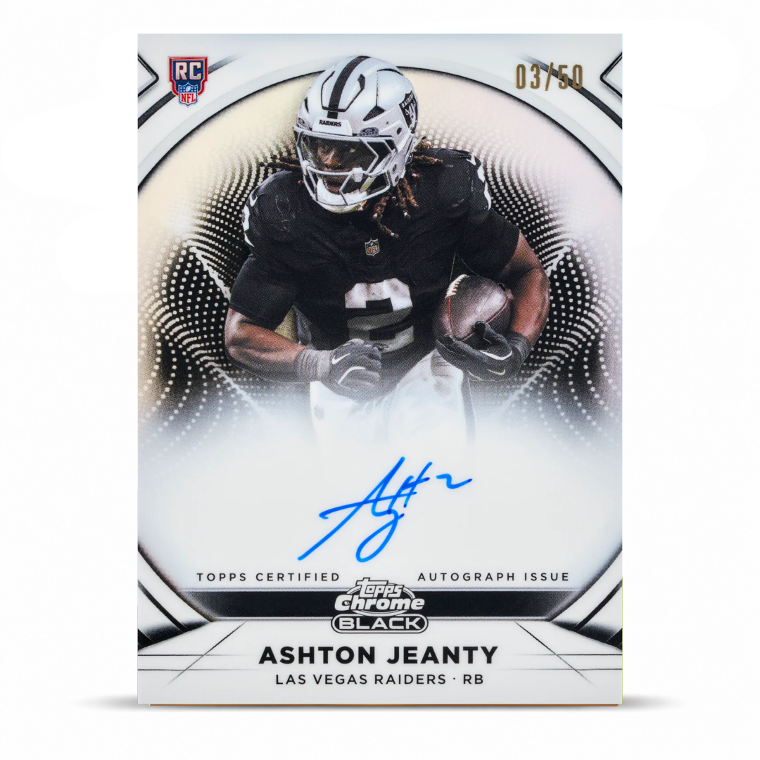 2025 Topps Chrome® Black Football - Hobby Box