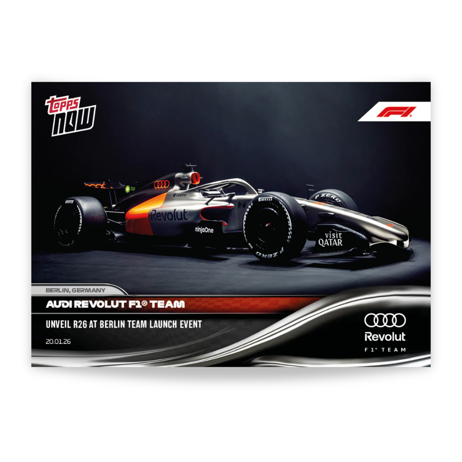 Audi Revolut F1® Team - Open Edition Base Card - 2026 Formula 1® Topps NOW® - Card 3