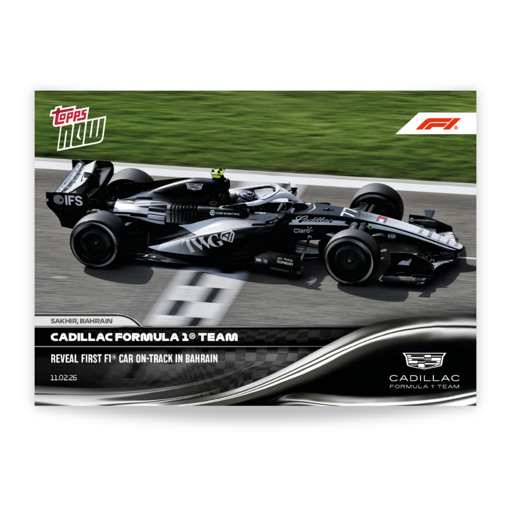 Cadillac Formula 1® Team - Open Edition Base Card - 2026 Formula 1® Topps NOW® - Card 11 - PR: 8897