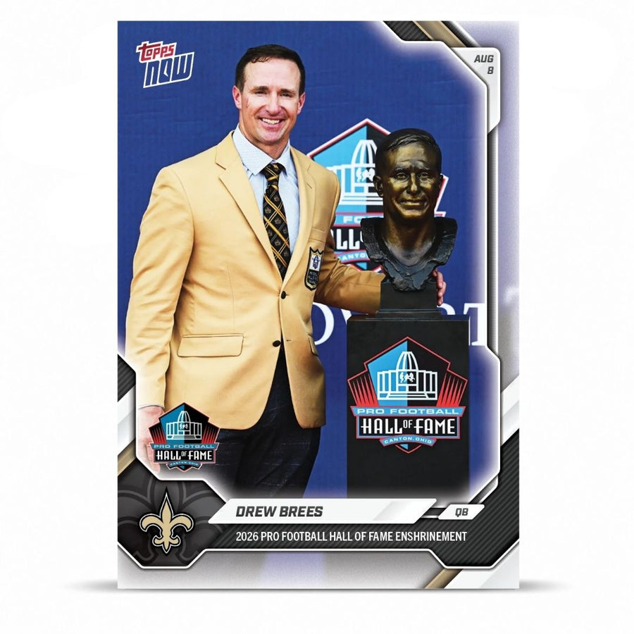 Drew Brees - 2026 NFL Topps NOW® - Card OS01 - PR: 7015