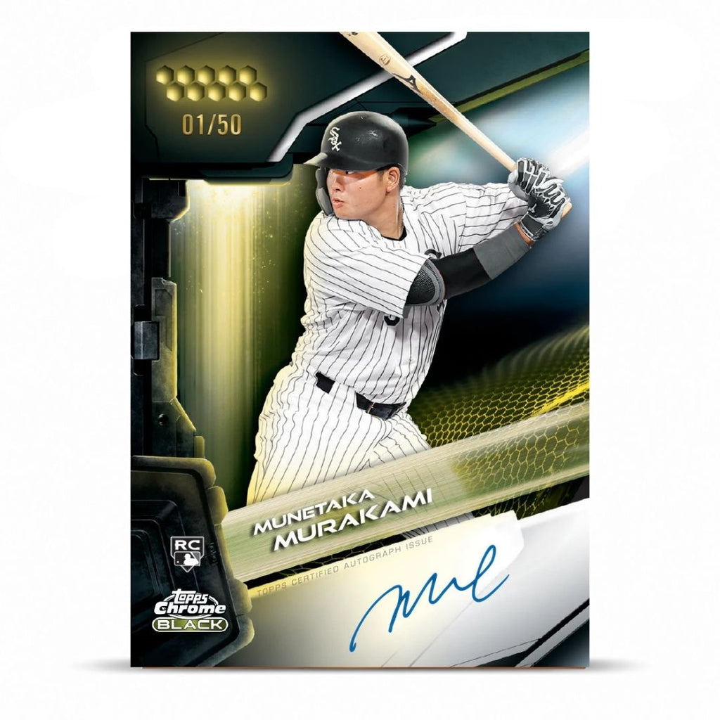2026 Topps Chrome® Black Baseball - Hobby Box
