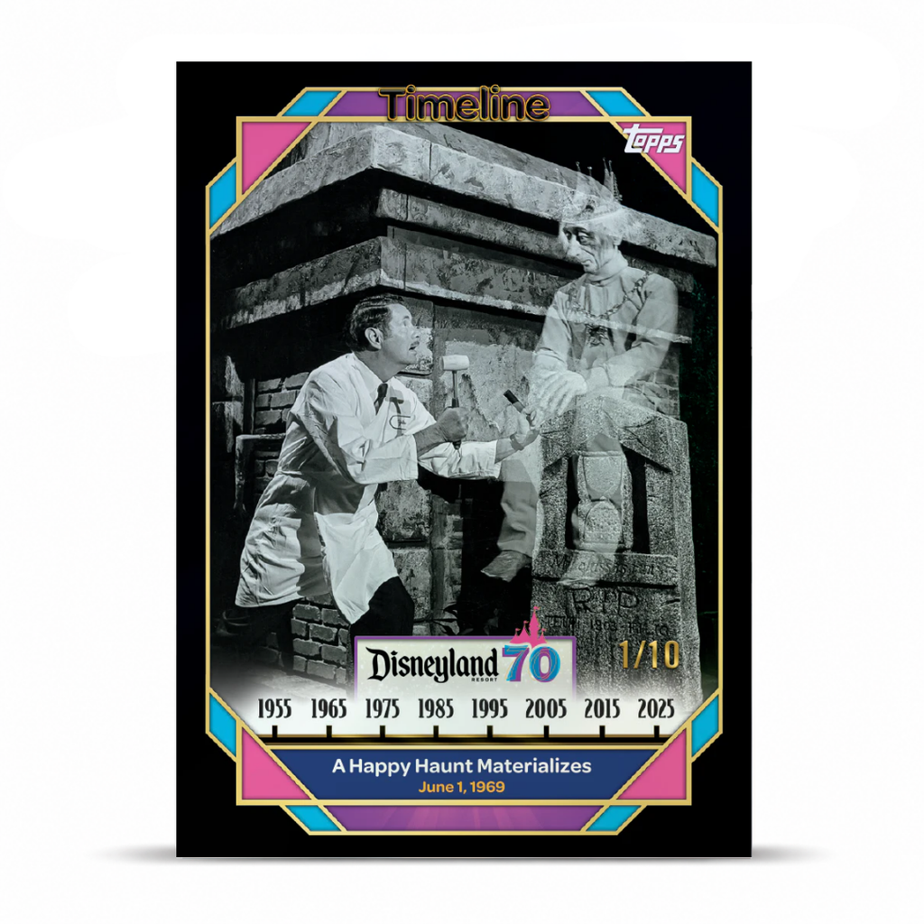 Caja de coleccionista del 70.º aniversario de Disneyland de Topps 2025