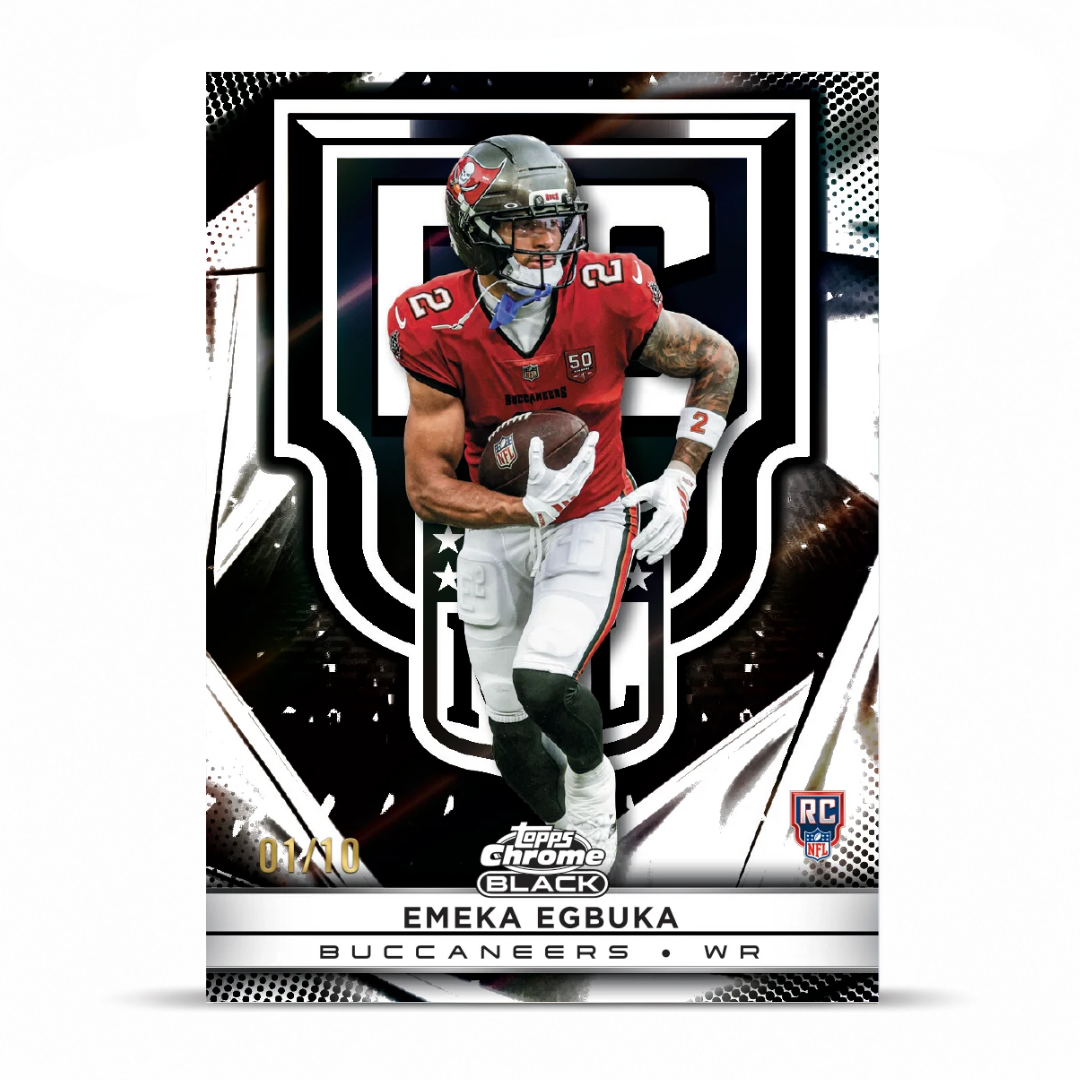 2025 Topps Chrome® Black Football - Hobby Box
