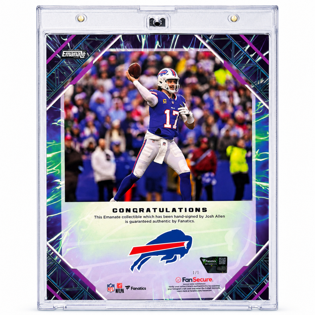 Josh Allen Buffalo Bills – Emanate 2025 Autografiado 1/1