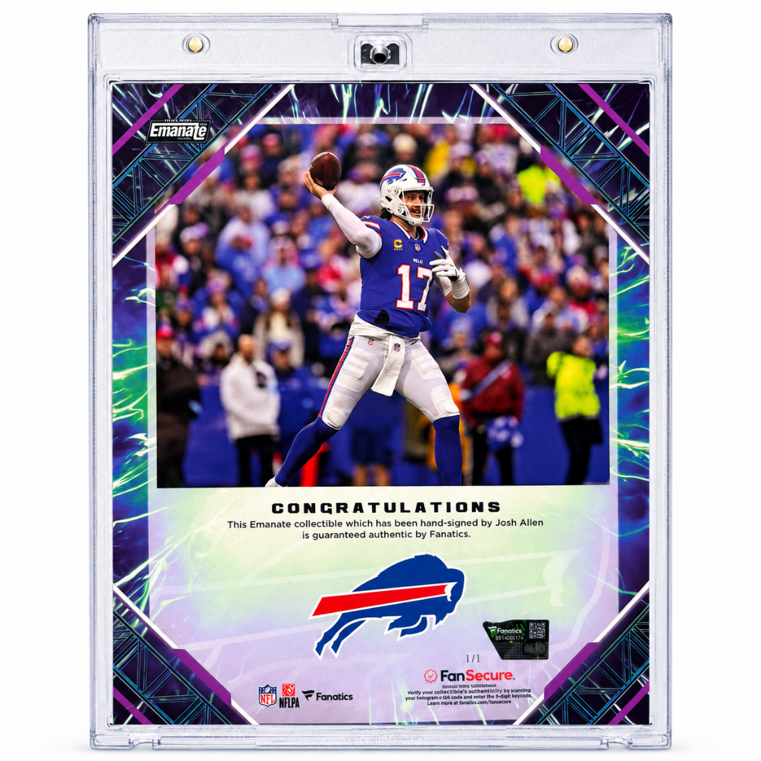 Josh Allen Buffalo Bills – Emanate 2025 Autografiado 1/1
