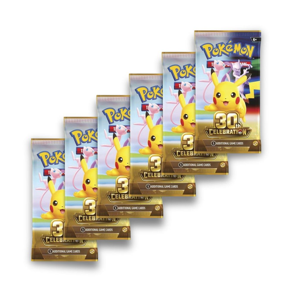 Pokémon TCG: 30th Celebration Booster Bundle 6 Pack (Inglés)