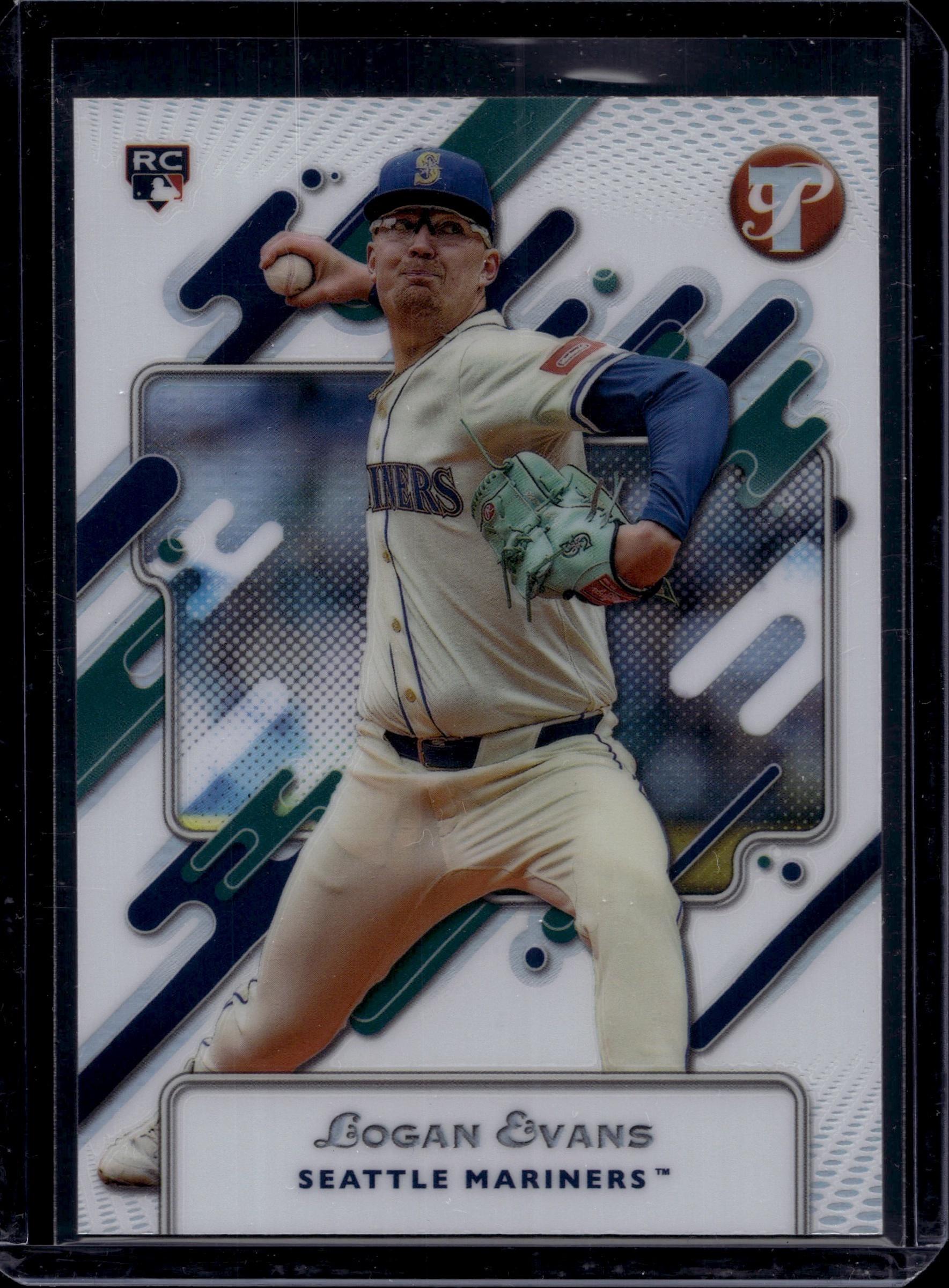 2025 Topps Pristine #125 Logan Evans Refractors