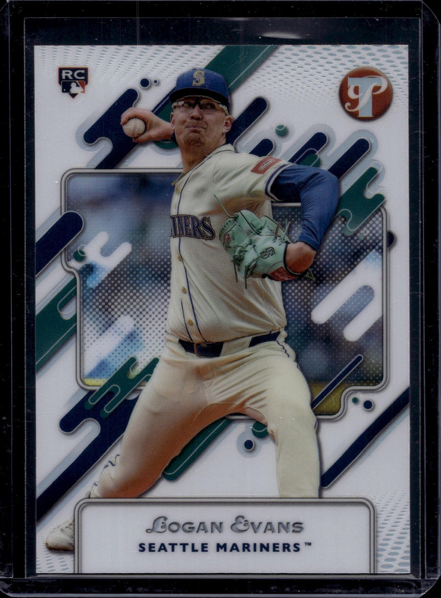 2025 Topps Pristine #125 Logan Evans Refractors