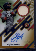 2025 Topps Pristine CJ Abrams Pristine Pieces Auto Relics Gold Refractors #/50
