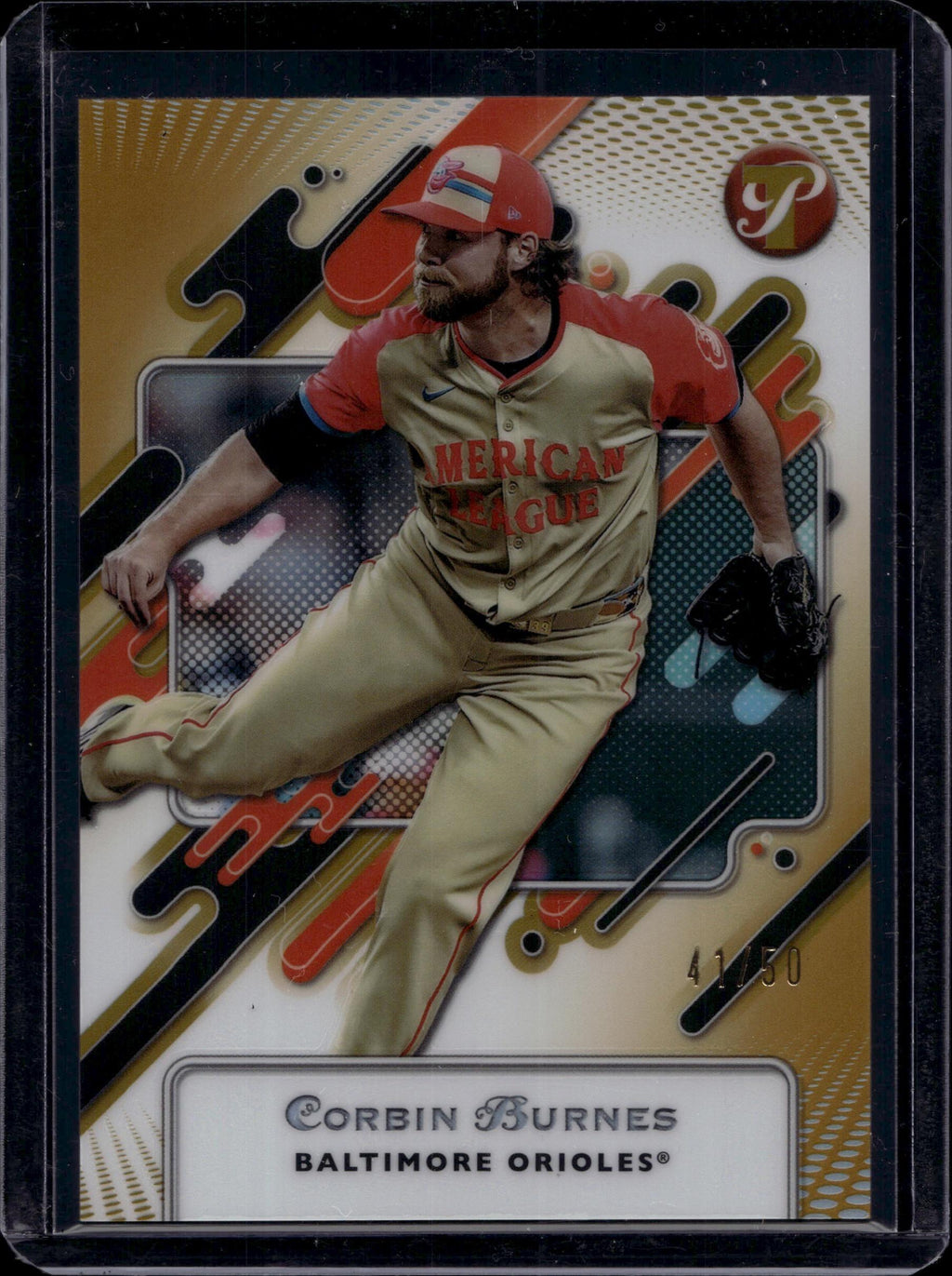2025 Topps Pristine #288 Corbin Burnes Gold Refractors #/50