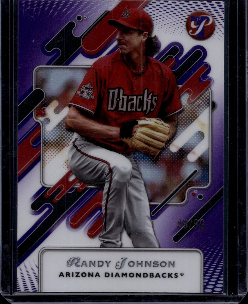 2025 Topps Pristine #34 Randy Johnson Purple Refractors #/99