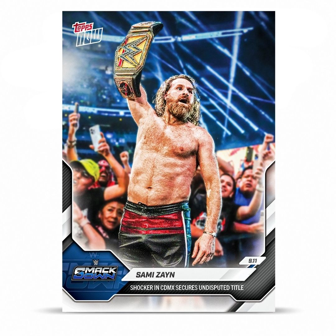 Sami Zayn - 2026 WWE Topps Now®  - Card 96