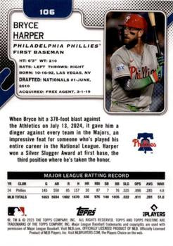 2025 Topps Pristine #298 Bryce Harper Refractors