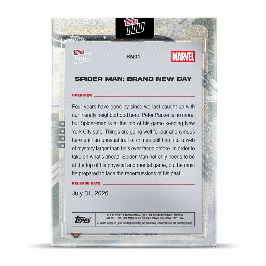 2026 Marvel Topps Now® Spider-Man Brand New Day - PR: 33838