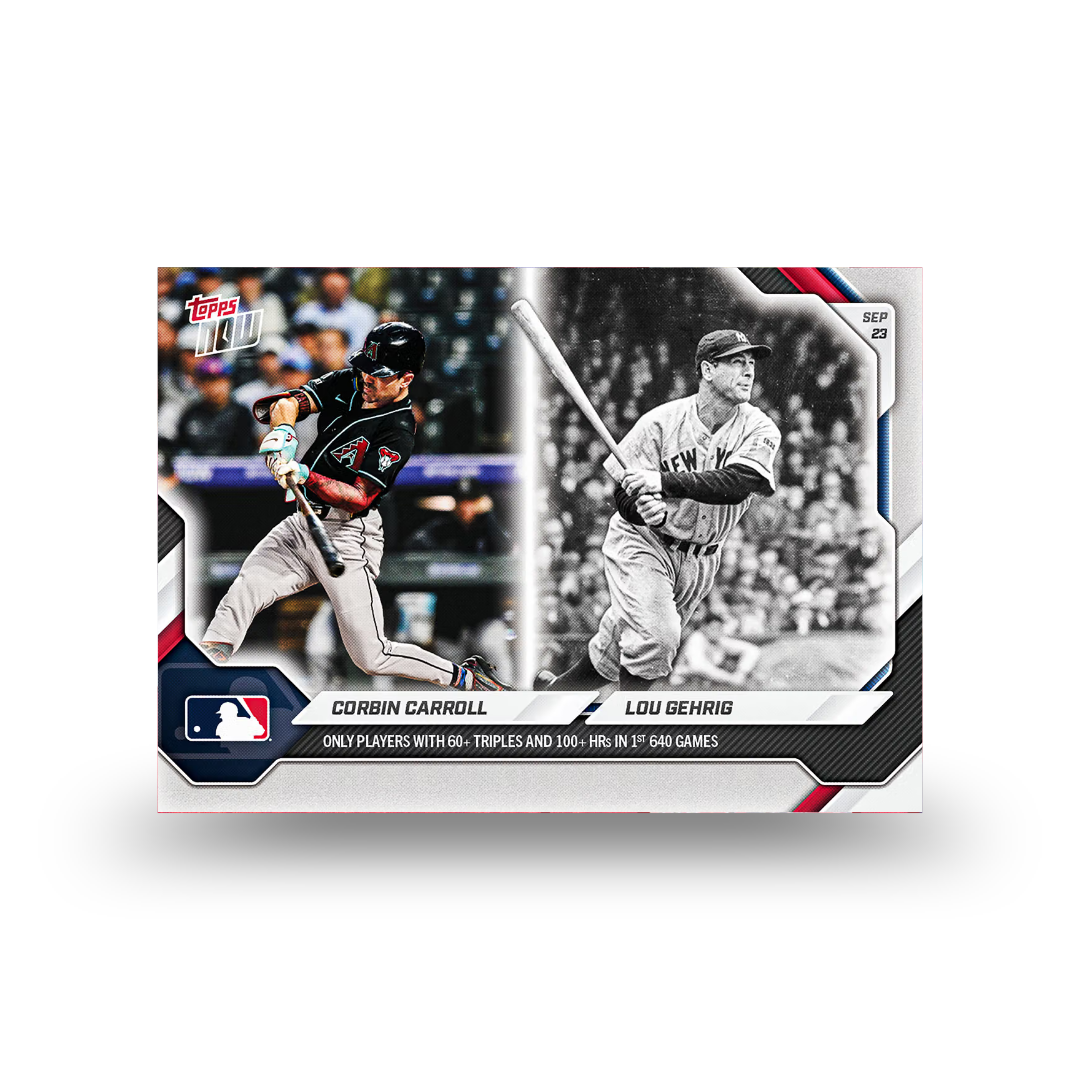 Corbin Carroll / Lou Gehrig - MLB Topps NOW® 2026 - Tarjeta 710