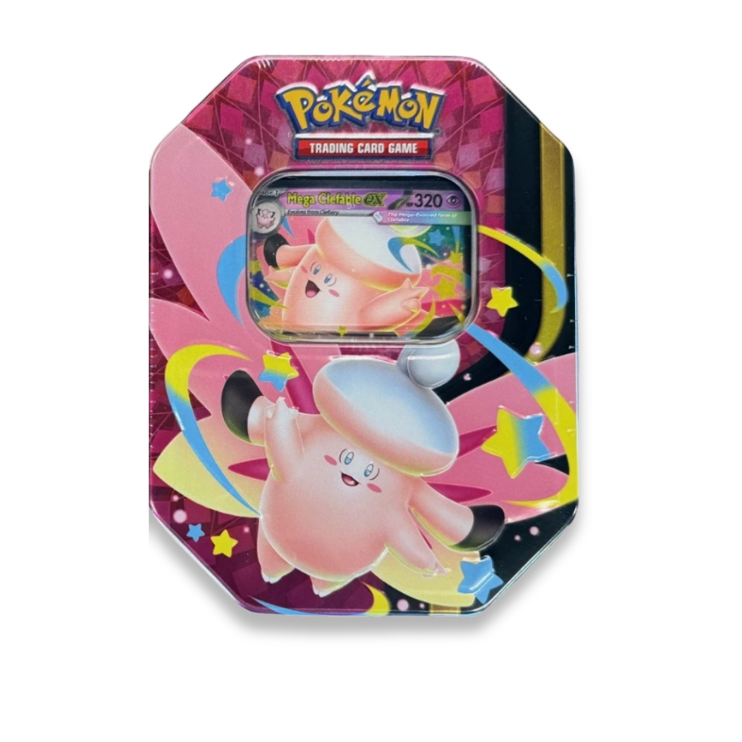Pokémon TCG: Mega Moonlit Tin – Mega Clefable ex
