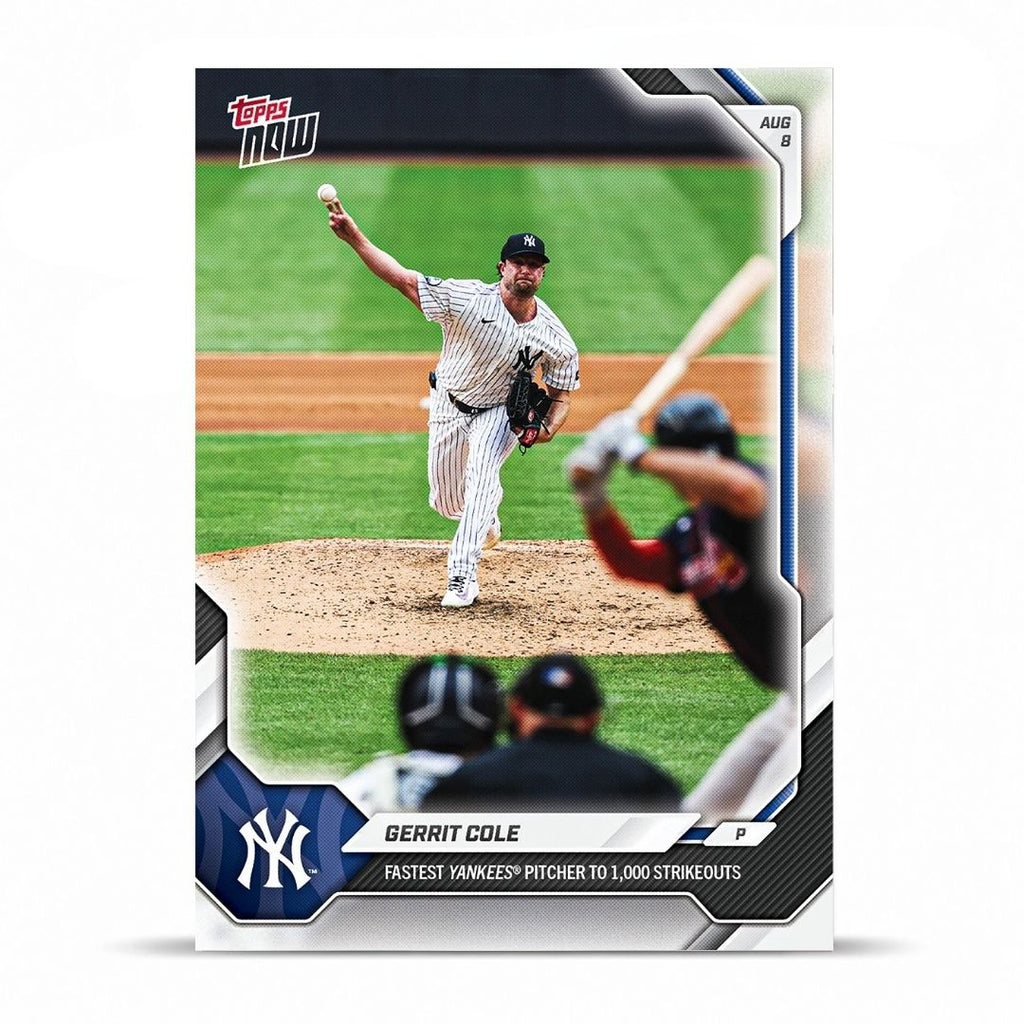 Gerrit Cole - 2026 MLB Topps NOW® - Card 534 - PR: 1045