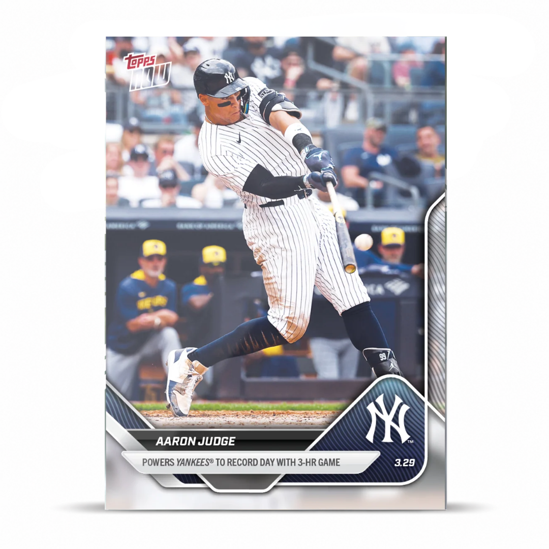 Aaron Judge - 2025 MLB Topps NOW® - Card 18 - PR: 8755