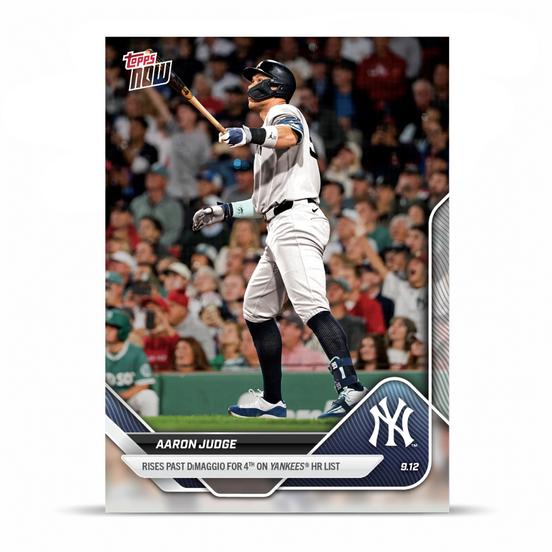 Aaron Judge - 2025 MLB Topps NOW® - Card 697 - LOOK FOR RELICS OR AUTO-RELIC - PR: 13765