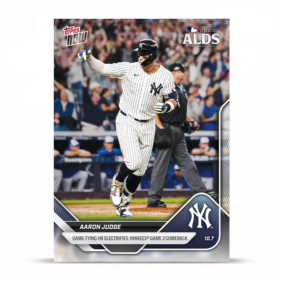 Aaron Judge - 2025 MLB Topps NOW® - Card 838 - PR: 8219
