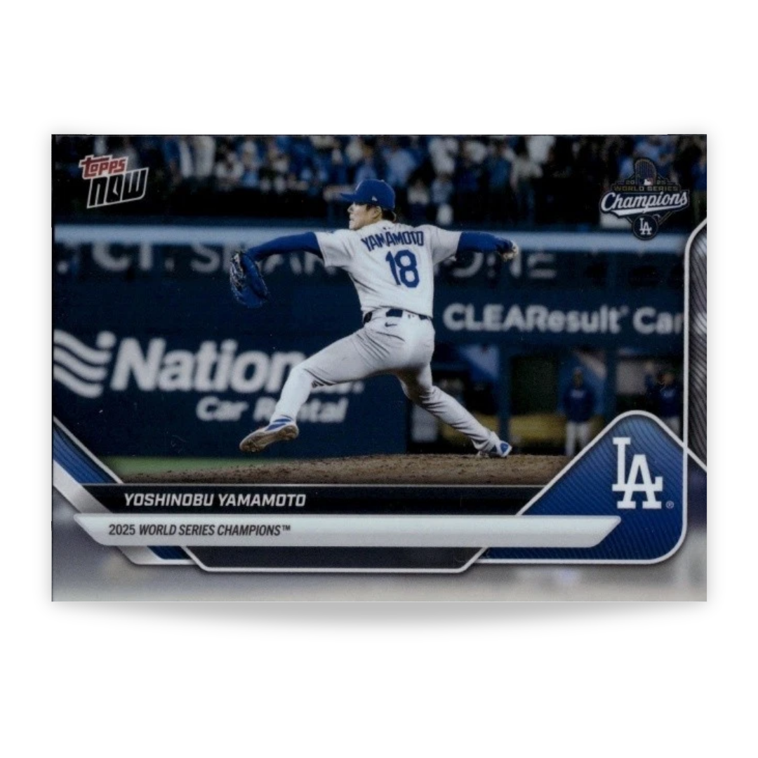Topps Now 2025 World Series Yoshinobu Yamamoto #WS-10SSP