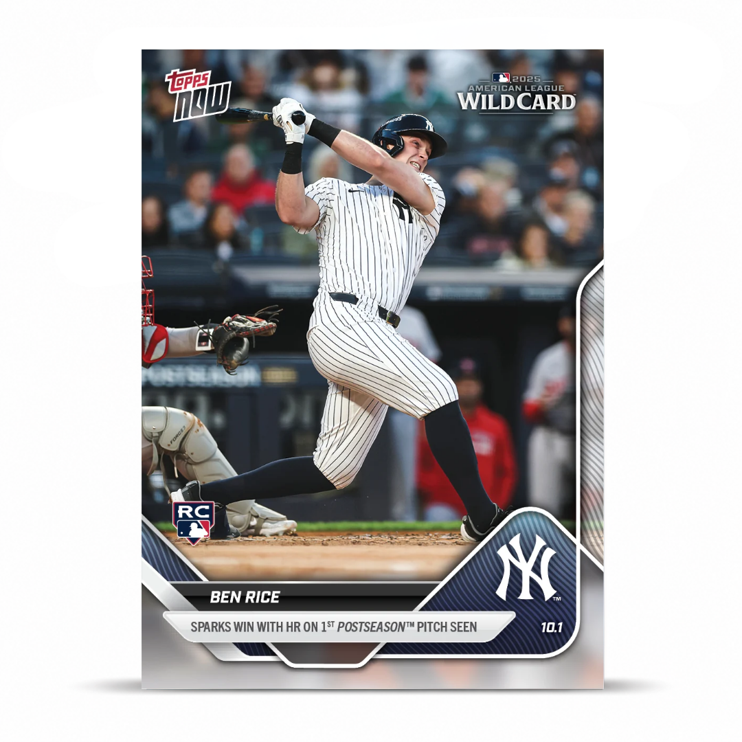 Ben Rice - 2025 MLB Topps NOW® - Card 808 - PR: 3748