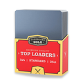 CARTÓN DORADO 35PT ESTÁNDAR 3x4 TOPLOADERS ×25